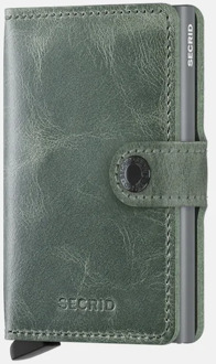 Secrid Miniwallet pasjeshouder vintage sage Groen