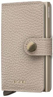 Secrid Miniwallet Pebble Latte latte pasjeshouder Bruin - H 10.2 x B 6.5 x D 2.1 cm