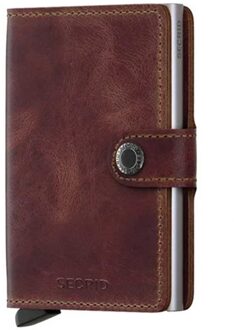 Secrid Miniwallet Portemonnee Bruin