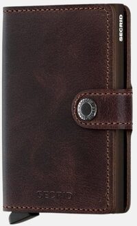 Secrid Miniwallet Portemonnee Bruin