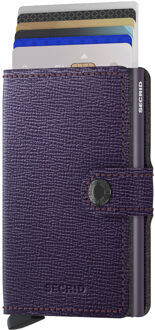 Secrid Miniwallet Portemonnee Crisple purple Dames portemonnee Paars - H 10.2 x B 6.5 x D 2.1
