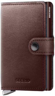 Secrid Miniwallet Portemonnee Dusk dark brown Dames portemonnee Bruin - H 10.2 x B 6.5 x D 2.1