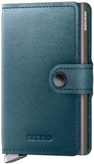 Secrid Miniwallet Portemonnee Dusk teal Dames portemonnee Blauw - H 10.2 x B 6.5 x D 2.1