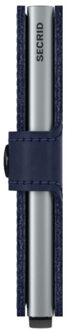 Secrid miniwallet veg silver mvg silver - maat One size Blauw