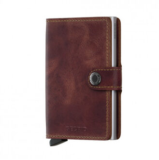 Secrid Miniwallet vintage Bruin - One size