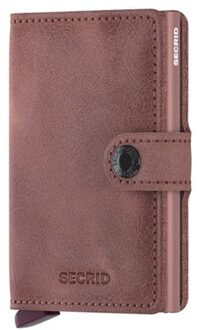 Secrid Miniwallet vintage mauve Paars