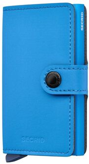 Secrid Miniwallet Yard Powder ultra blue pasjeshouder Blauw - H 10.2 x B 6.5 x D 2.1 cm