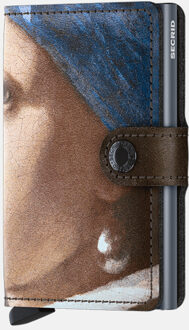 Secrid Pasjeshouder van leer Donkerblauw