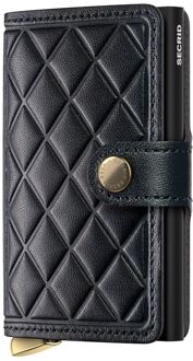 Secrid Premium Miniwallet Emboss Diamond pasjeshouder black Zwart - No Size