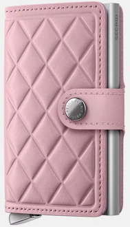 Secrid Premium Miniwallet Emboss Diamond pasjeshouder rose Roze - No Size