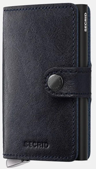 Secrid Premium Miniwallet pasjeshouder Basco Ink + Donkerblauw - No Size