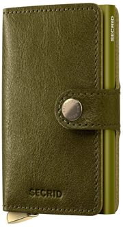 Secrid Premium Miniwallet pasjeshouder Basco Olive + Groen - No Size