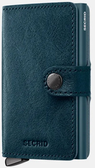 Secrid Premium Miniwallet pasjeshouder Basco Teal + Blauw - No Size