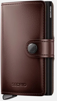 Secrid Premium Miniwallet pasjeshouder Dusk Dark Brown + Donkerbruin