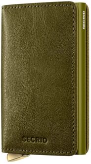 Secrid Premium Slimwallet pasjeshouder Basco Olive + Groen - No Size