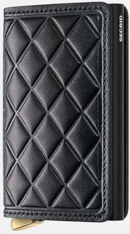 Secrid Premium Slimwallet pasjeshouder Emboss Diamond Black + Zwart