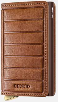 Secrid Premium Slimwallet pasjeshouder Emboss Lines Cognac +