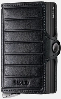 Secrid Premium Twinwallet Emboss Lines pasjeshouder black Zwart