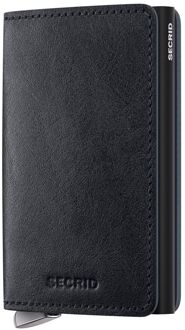 Secrid Slimwallet Basco ink pasjeshouder Blauw - H 10.2 x B 6.8 x D 1.6 cm