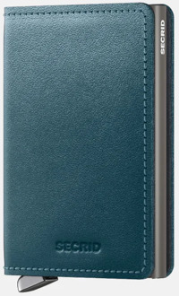 Secrid Slimwallet Inox Dusk pasjeshouder dusk teal Blauw