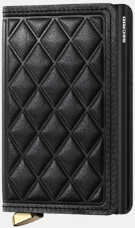 Secrid Slimwallet pasjeshouder emboss diamond black Zwart - No Size