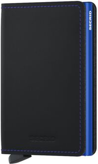 Secrid Slimwallet pasjeshouder matte black & blue