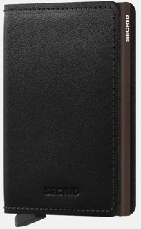 Secrid Slimwallet pasjeshouder original black-brown Zwart