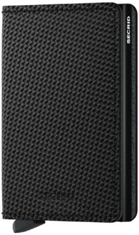 Secrid Slimwallet Portemonnee Carbon black Dames portemonnee Zwart - H 10.2 x B 6.8 x D 1.6