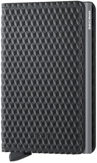 Secrid Slimwallet Portemonnee Cubic black & titanium Dames portemonnee Zwart - H 10.2 x B 6.8 x D 1.6