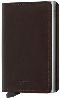 Secrid Slimwallet Portemonnee Original dark brown Dames portemonnee Bruin - H 10.2 x B 6.8 x D 1.6