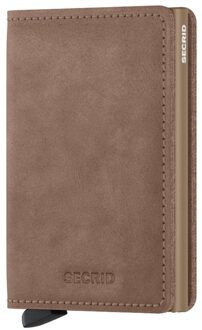 Secrid Slimwallet Portemonnee Vintage taupe Dames portemonnee - H 10.2 x B 6.8 x D 1.6