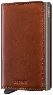 Secrid Slimwallet Texano saddle pasjeshouder Beige - H 10.2 x B 6.8 x D 1.6 cm
