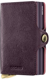 Secrid Twinwallet Basco bordeaux pasjeshouder Rood - H 10,2 x B 7,0 x D 2,5 cm