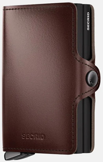 Secrid Twinwallet Dusk dark brown pasjeshouder Bruin - H 10.2 x B 7 x D 2.5 cm