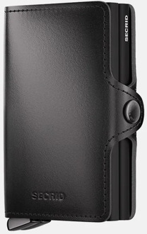 Secrid Twinwallet Dusk V2 black pasjeshouder Zwart - H 10.2 x B 7 x D 2.5 cm
