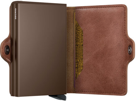 Secrid Twinwallet v - maat One size Bruin