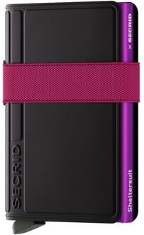 Secrid x Sheltersuit Bandwallet TPU black-fuchsia pasjeshouder Multicolor - H 10.2 x B 6.8 x D 1.6 cm