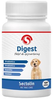 Sectolin Digest - Spijsvertering en darmflora Pre- en probiotica Hond en Kat - 100 stuks