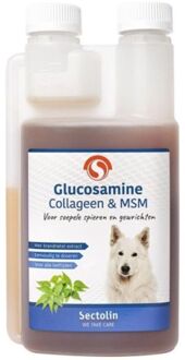 Sectolin Glucosamine Collageen & MSM - Gewrichten en spieren  Hond - 500 ml