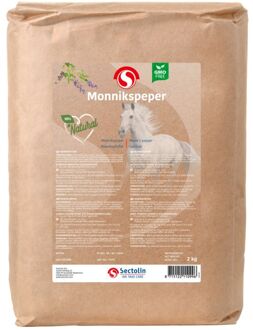 Sectolin Monnikspeper Kruid Navulverpakking - Hormoonsupplement Paard - 2 kg