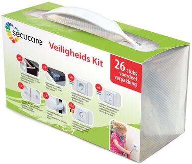 Secu Secucare Veiligheidskit Be Wit Transparant 26 Stuks