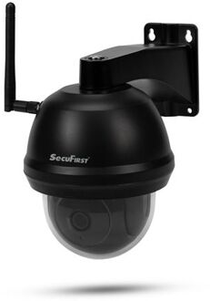 SecuFirst Cam214zsd128 Dome Camera Zwart Met 128gb Micro Sd Kaart
