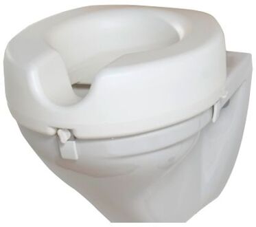 Secura toiletverhoger / 12 cm verhoogde zitting voor wc in kunststof | WIT