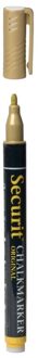 Securit Gouden krijtstift ronde punt 1-2 mm - Krijtstiften Goudkleurig