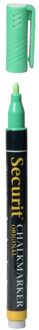 Securit Krijtbord stift - groen - ronde punt 1-2 mm - Voor borden glas en keramiek