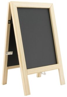 Securit Mini krijtbord tafelmodel met fotolijstje 25 cm