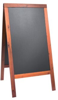 Securit Stoepbord Securit 70x125x4cm mahonie hout