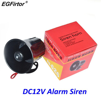 Security DC 12V Outdoor Alarm Siren Wire Loud Alarm Horn 115Db Exterior Sirena Alarma Speaker For Alarm System 15W
