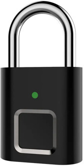 Security Door Lock Smart Keyless USB Rechargeable Fingerprint Padlock For Locker Intelligent Home Keyless Lock