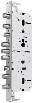 Security door stainless steel lock body ,pitch size 6068, for Intelligent fingerprint, Lift up, lock& Push down, open